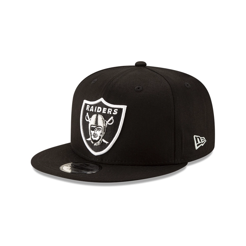 JOCKEY NEW ERA NEGRO LAS VEGAS RAIDERS NFL 9FIFTY BLACK - 1