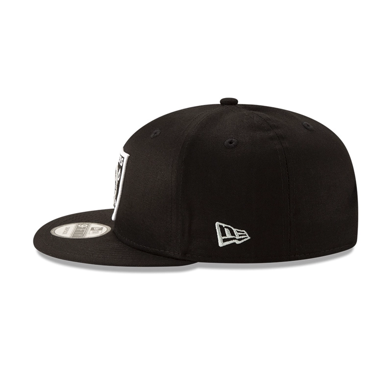 JOCKEY NEW ERA NEGRO LAS VEGAS RAIDERS NFL 9FIFTY BLACK - 3