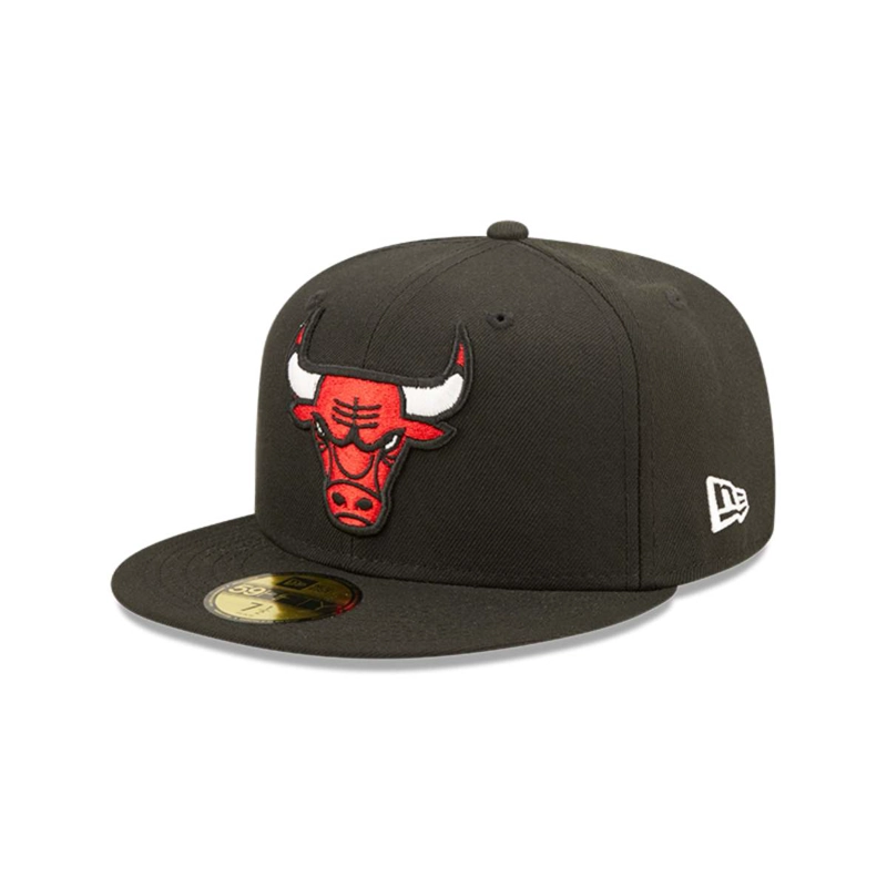 GORRA CHICAGO BULLS NBA 59FIFTY NEGRO - 1
