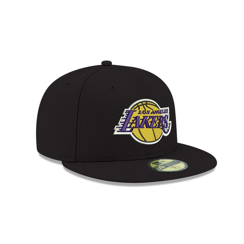 JOCKEY NEW ERA NEGRO LOS ANGELES LAKERS NBA 59FIFTY BLACK - 2