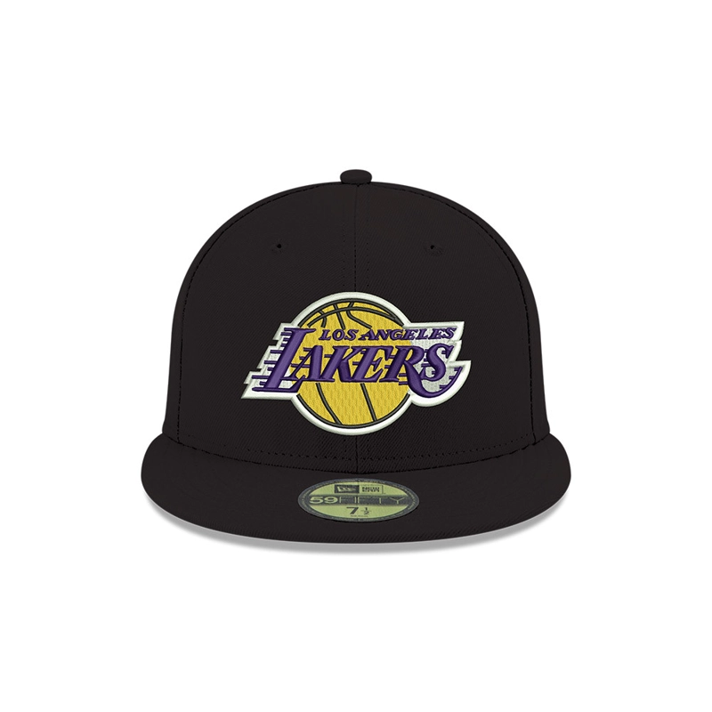 JOCKEY NEW ERA NEGRO LOS ANGELES LAKERS NBA 59FIFTY BLACK - 3