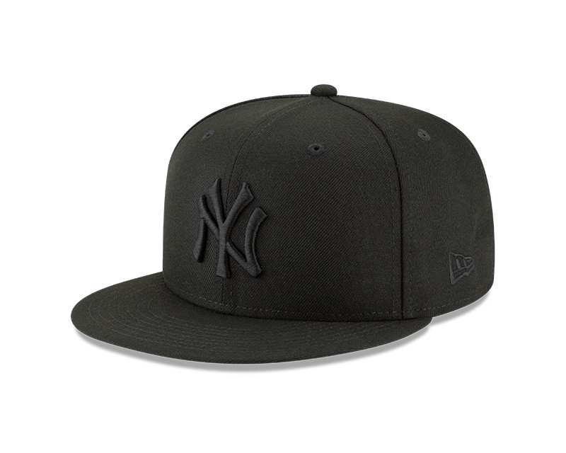 JOCKEY NEW ERA NEGRO NEW YORK YANKEES MLB 59FIFTY BLACK - 1