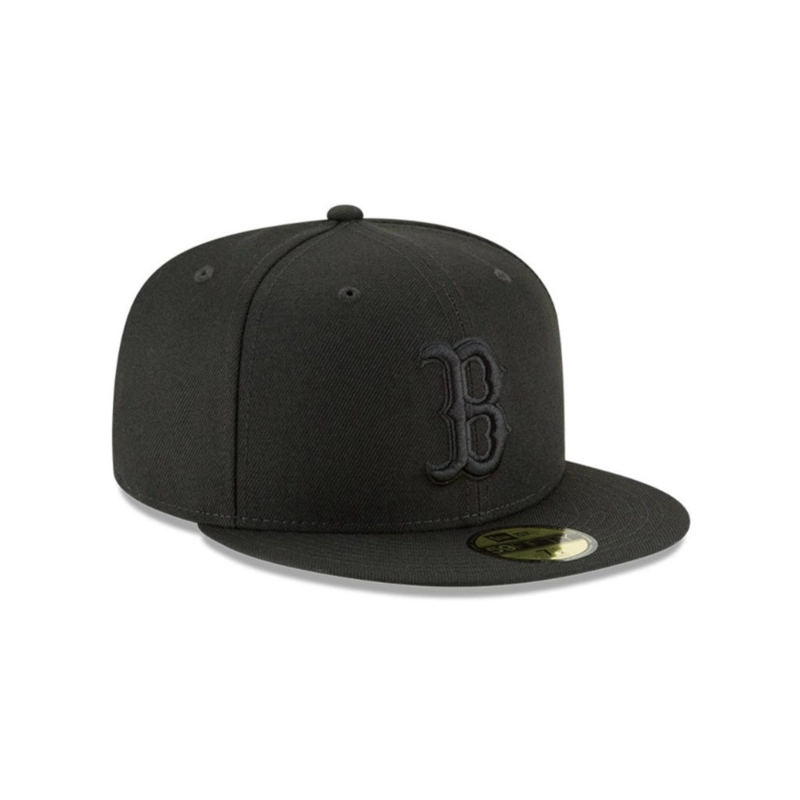 JOCKEY NEW ERA NEGRO BOSTON RED SOX MLB 59FIFTY BLACK - 2