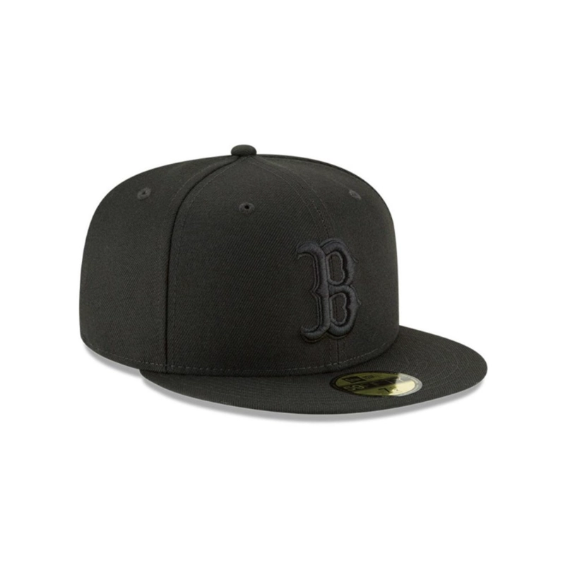 JOCKEY NEW ERA NEGRO BOSTON RED SOX MLB 59FIFTY BLACK - 2