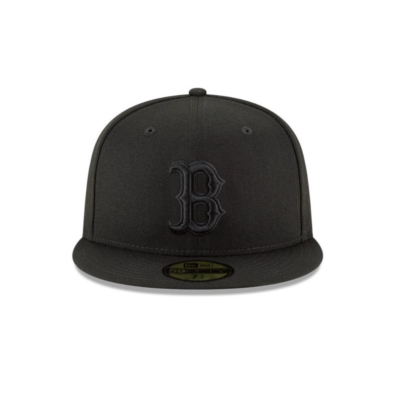 JOCKEY NEW ERA NEGRO BOSTON RED SOX MLB 59FIFTY BLACK - 3