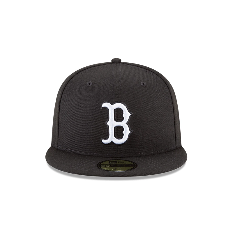 JOCKEY NEW ERA NEGRO BOSTON RED SOX MLB 59FIFTY BLACK - 2