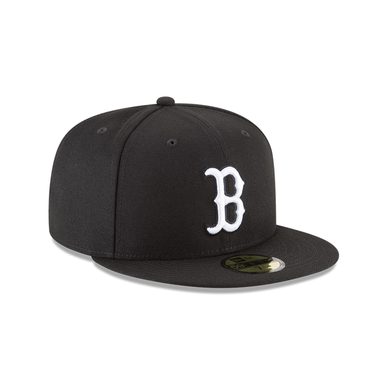 JOCKEY NEW ERA NEGRO BOSTON RED SOX MLB 59FIFTY BLACK - 3