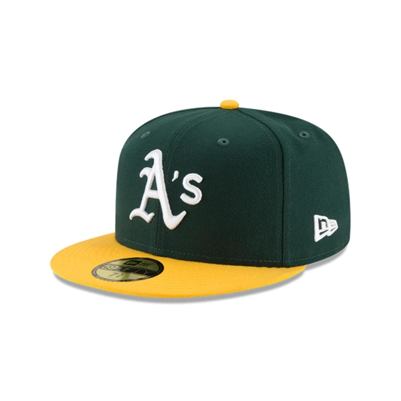 JOCKEY NEW ERA VERDE OAKLAND ATHLETICS MLB 59FIFTY GREEN - 1
