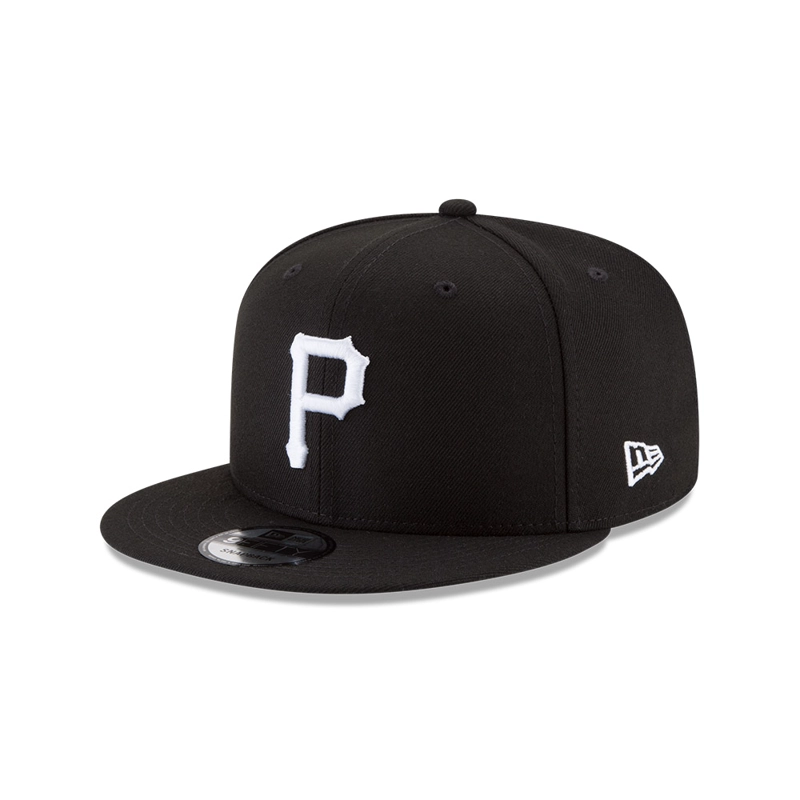 JOCKEY NEW ERA NEGRO PITTSBURGH PIRATES MLB 9FIFTY BLACK - 1