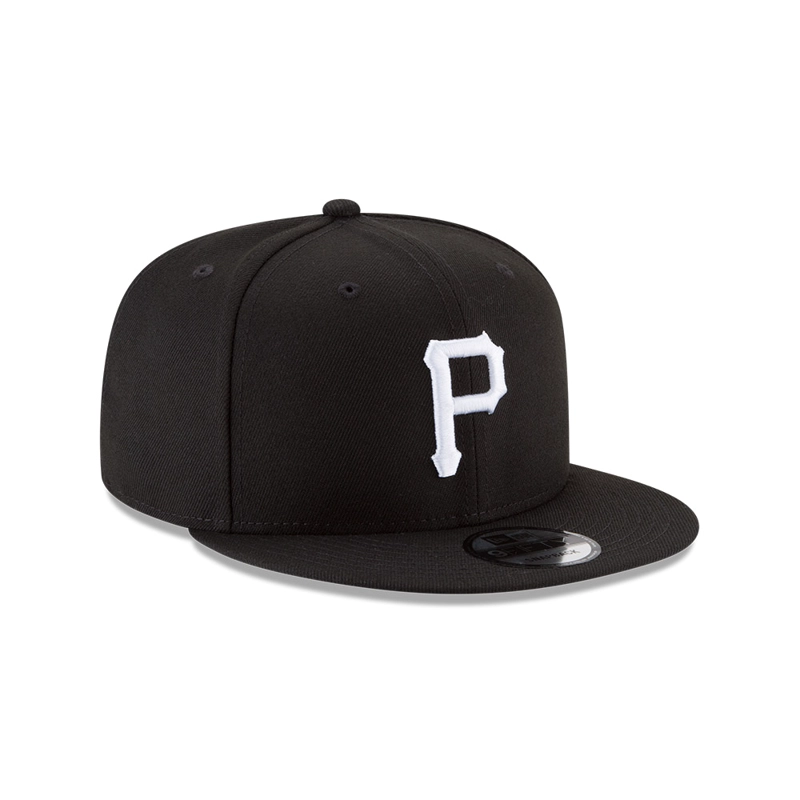 JOCKEY NEW ERA NEGRO PITTSBURGH PIRATES MLB 9FIFTY BLACK - 2