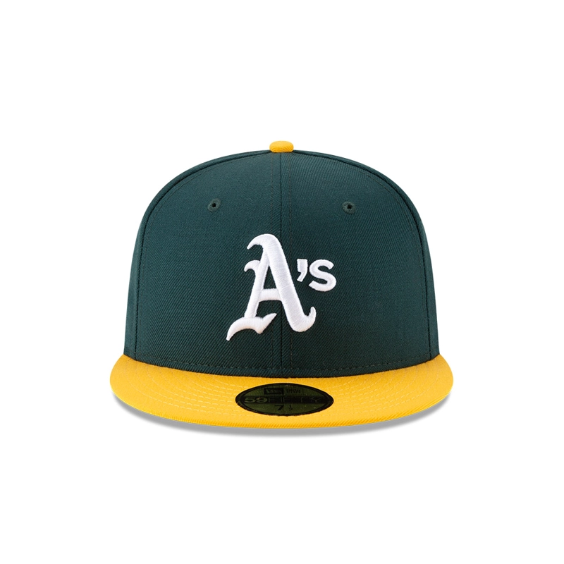 JOCKEY NEW ERA VERDE OAKLAND ATHLETICS MLB 59FIFTY GREEN - 2