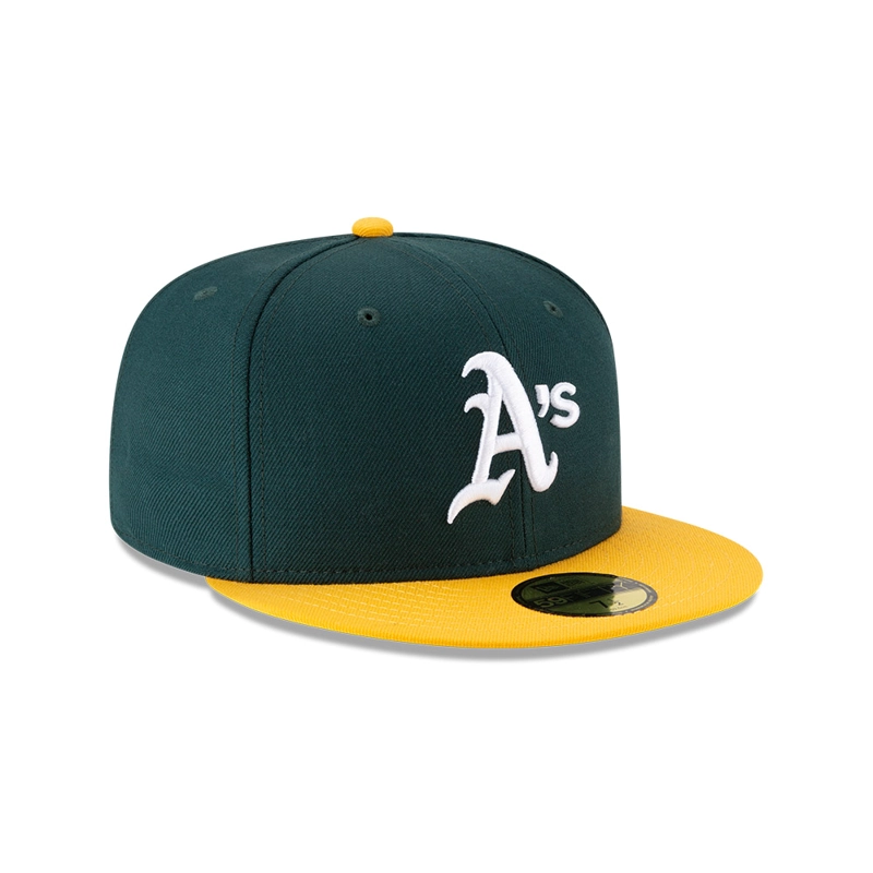JOCKEY NEW ERA VERDE OAKLAND ATHLETICS MLB 59FIFTY GREEN - 3