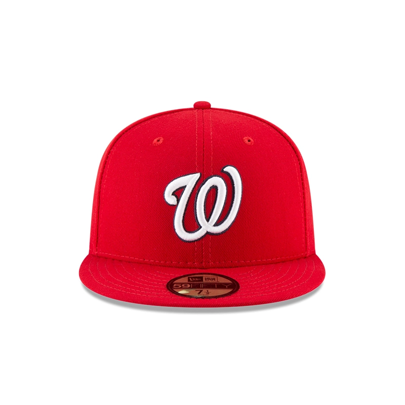 JOCKEY NEW ERA ROJO WASHINGTON NATIONALS MLB 59FIFTY RED - 2