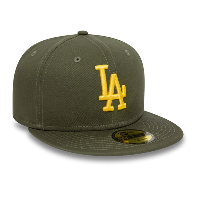 GORRA NEW ERA VERDE LOS ANGELES DODGERS MLB 59FIFTY LEAGUE ESSENTIAL GREEN - 2
