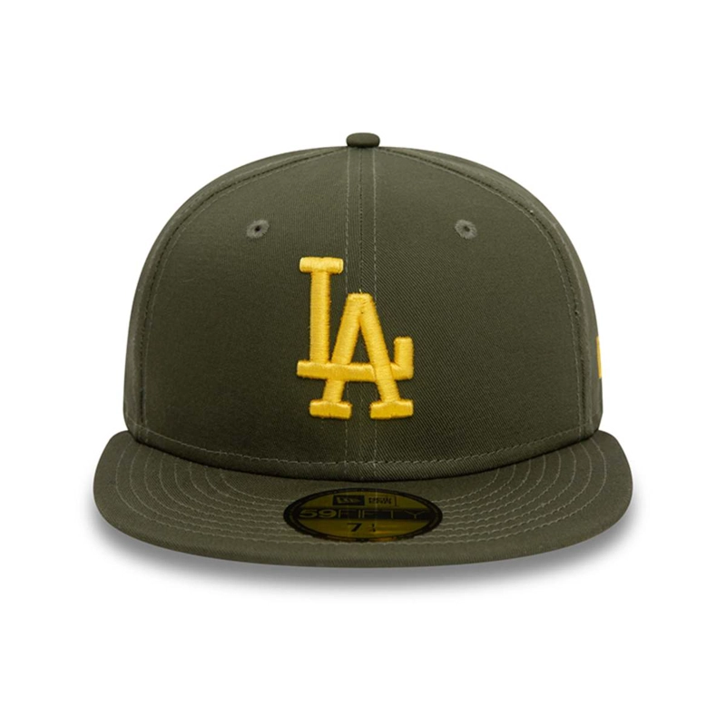 GORRA NEW ERA VERDE LOS ANGELES DODGERS MLB 59FIFTY LEAGUE ESSENTIAL GREEN - 3
