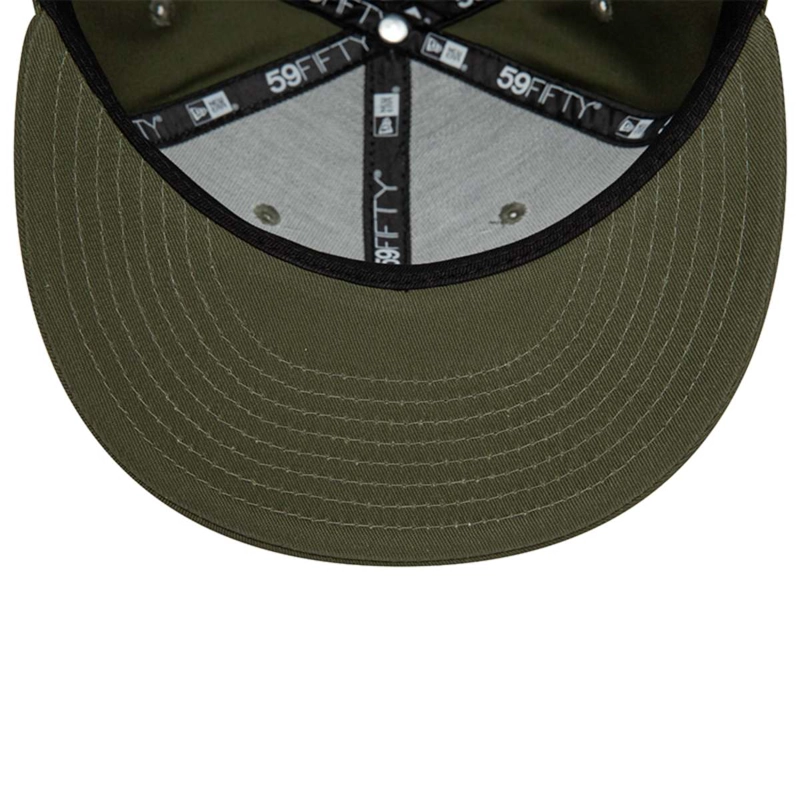 GORRA NEW ERA VERDE LOS ANGELES DODGERS MLB 59FIFTY LEAGUE ESSENTIAL GREEN - 5