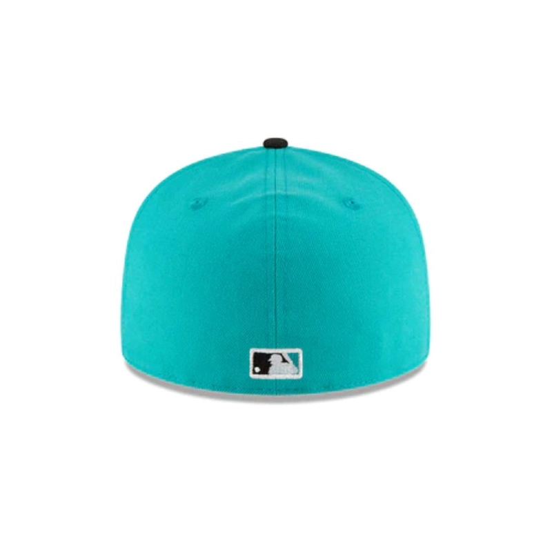 GORRA NEW ERA TURQUESA FLORIDA MARLINS MLB 59FIFTY WOOL TURQUOISE - 5