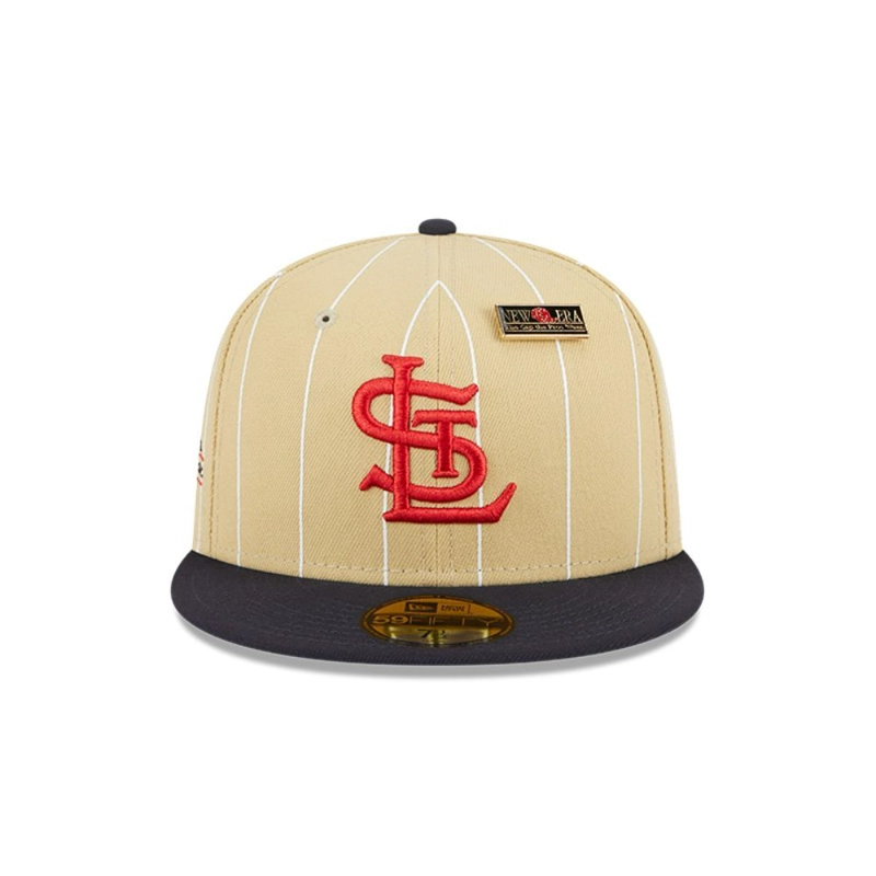 GORRA SAINT LOUIS CARDINALS MLB 59FIFTY BEIGE NEW ERA - 3