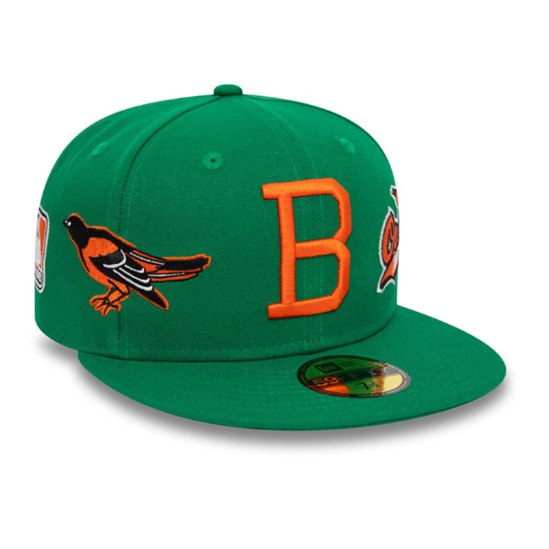 GORRA BALTIMORE ORIOLES MLB 59FIFTY VERDE NEW ERA - 2