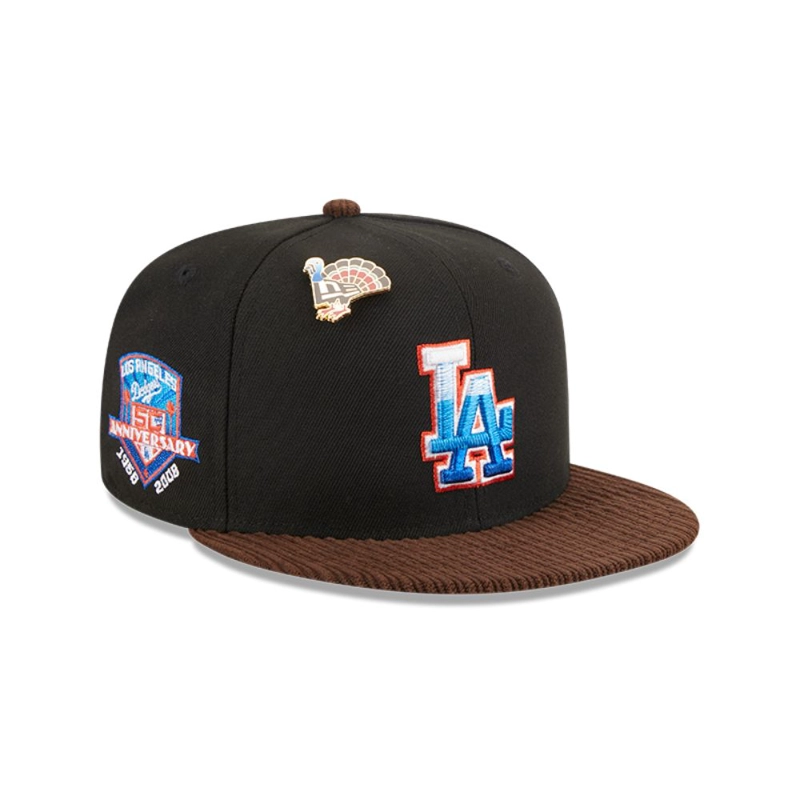 GORRA LOS ANGELES DODGERS MLB 59FIFTY NEGRO NEW ERA - 1