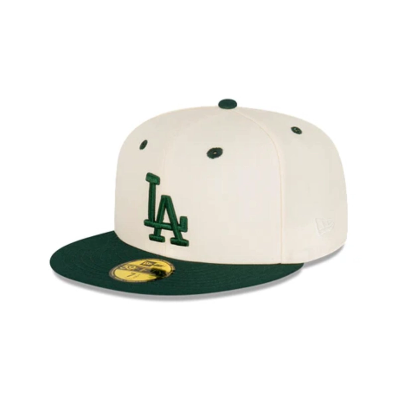 GORRA 59FIFTY MLB LOS ANGELES DODGERS SIDE PATCH BLANCO - 2