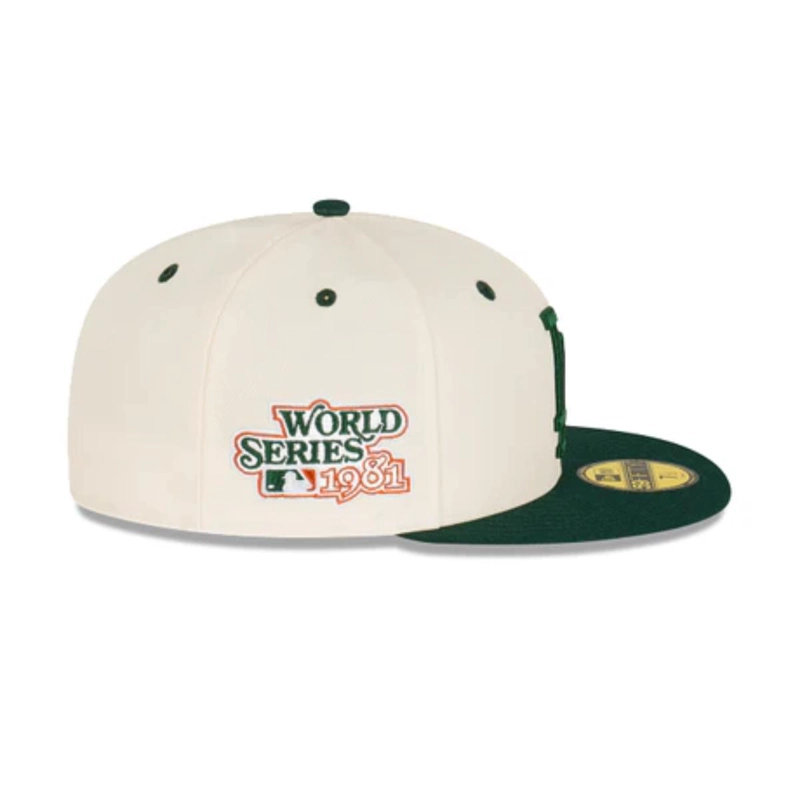 GORRA 59FIFTY MLB LOS ANGELES DODGERS SIDE PATCH BLANCO - 4