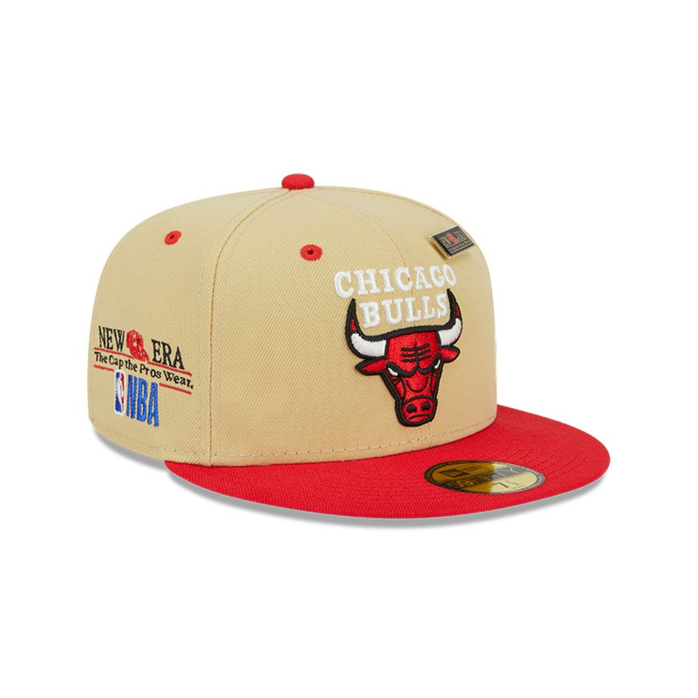 GORRA CHICAGO BULLS NBA 59FIFTY BEIGE NEW ERA - 1