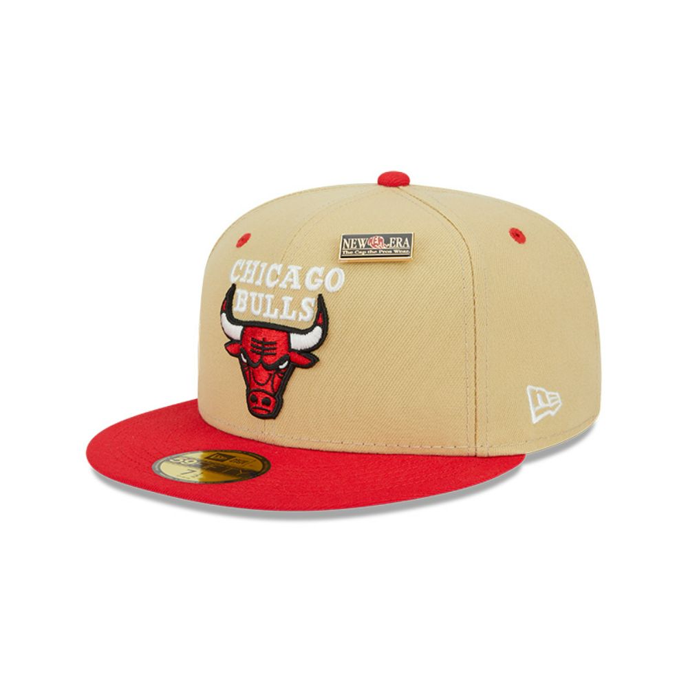 GORRA CHICAGO BULLS NBA 59FIFTY BEIGE NEW ERA - 2