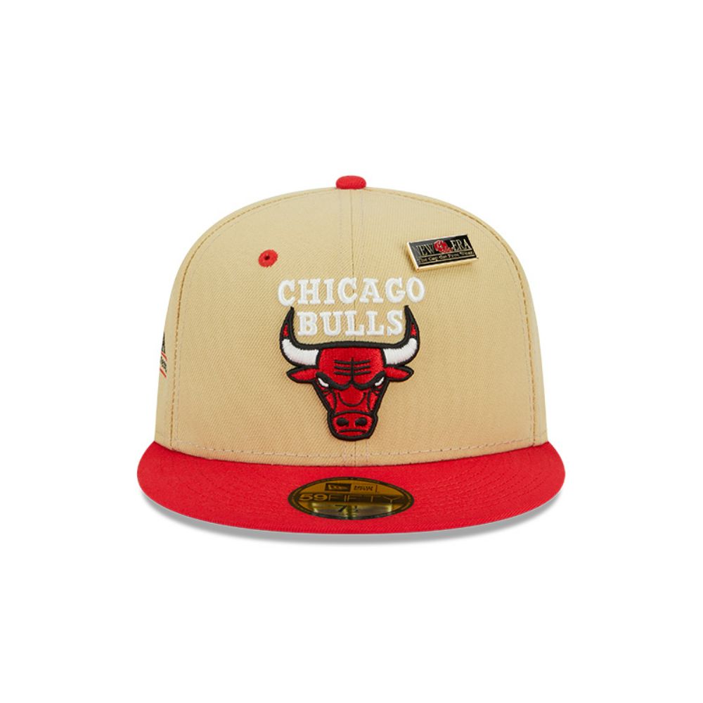 GORRA CHICAGO BULLS NBA 59FIFTY BEIGE NEW ERA - 3