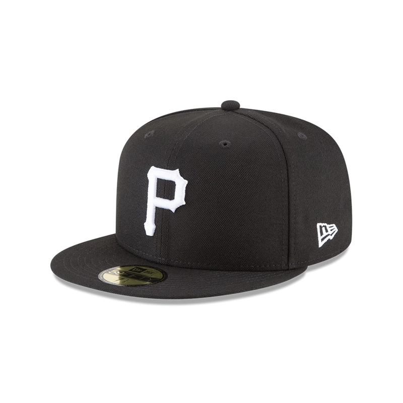 GORRA 59FIFTY MLB PITTSBURGH PIRATES BASIC ASSORTED NEGRO - 1