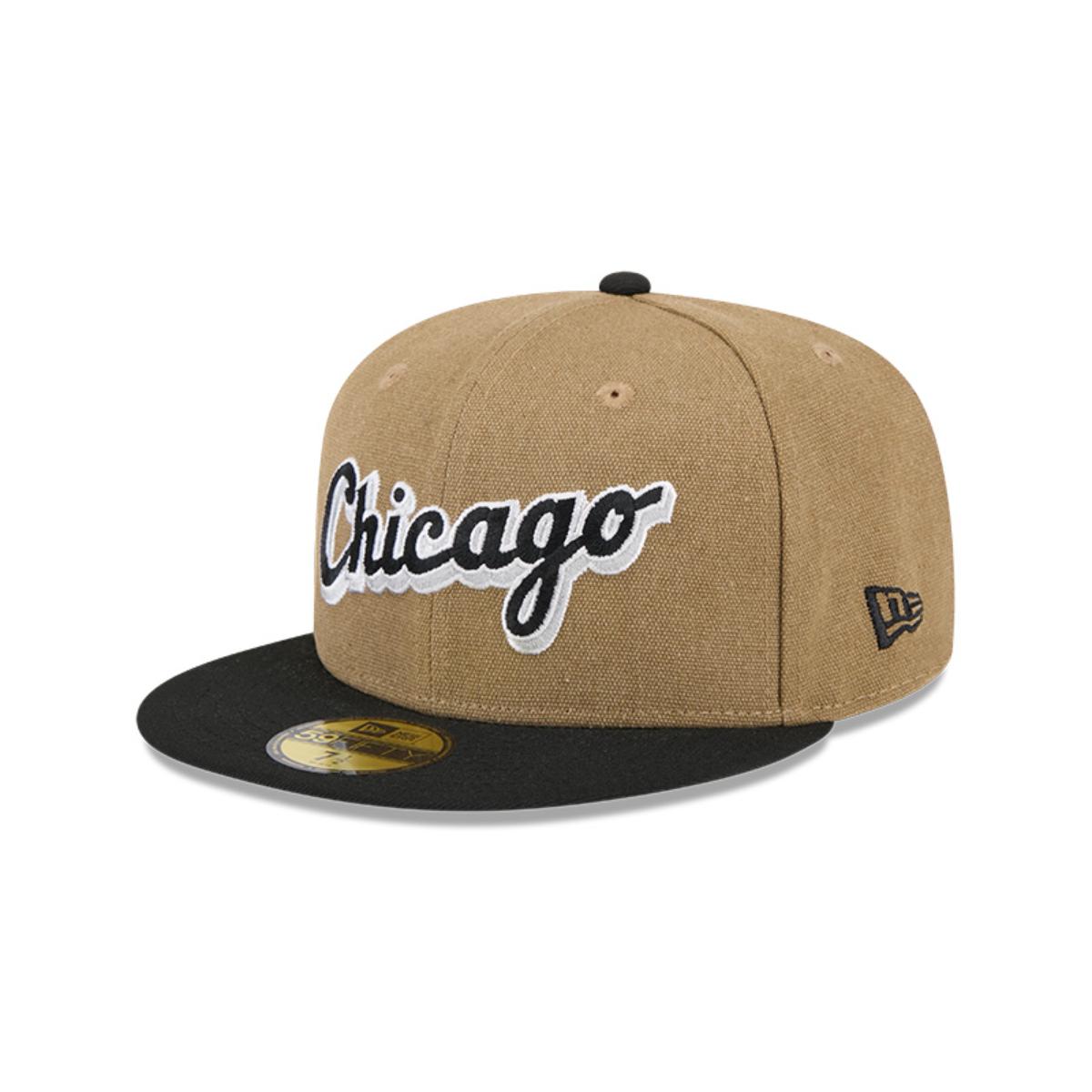 GORRO 59FIFTY MLB CHICAGO BLANCO SOX CANVAS CROWN MED BEIGE - 2