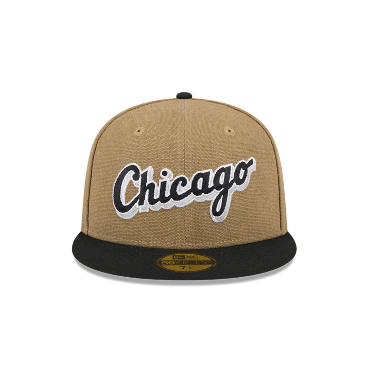 GORRO 59FIFTY MLB CHICAGO BLANCO SOX CANVAS CROWN MED BEIGE - 3