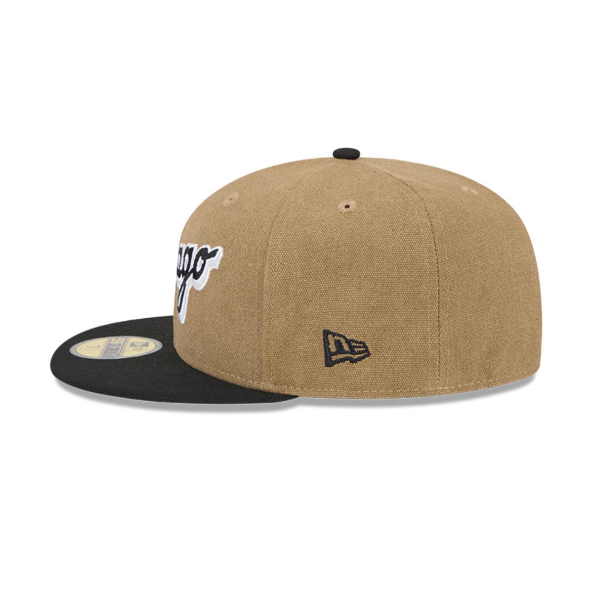 GORRO 59FIFTY MLB CHICAGO BLANCO SOX CANVAS CROWN MED BEIGE - 4