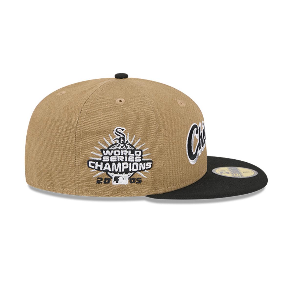 GORRO 59FIFTY MLB CHICAGO BLANCO SOX CANVAS CROWN MED BEIGE - 5