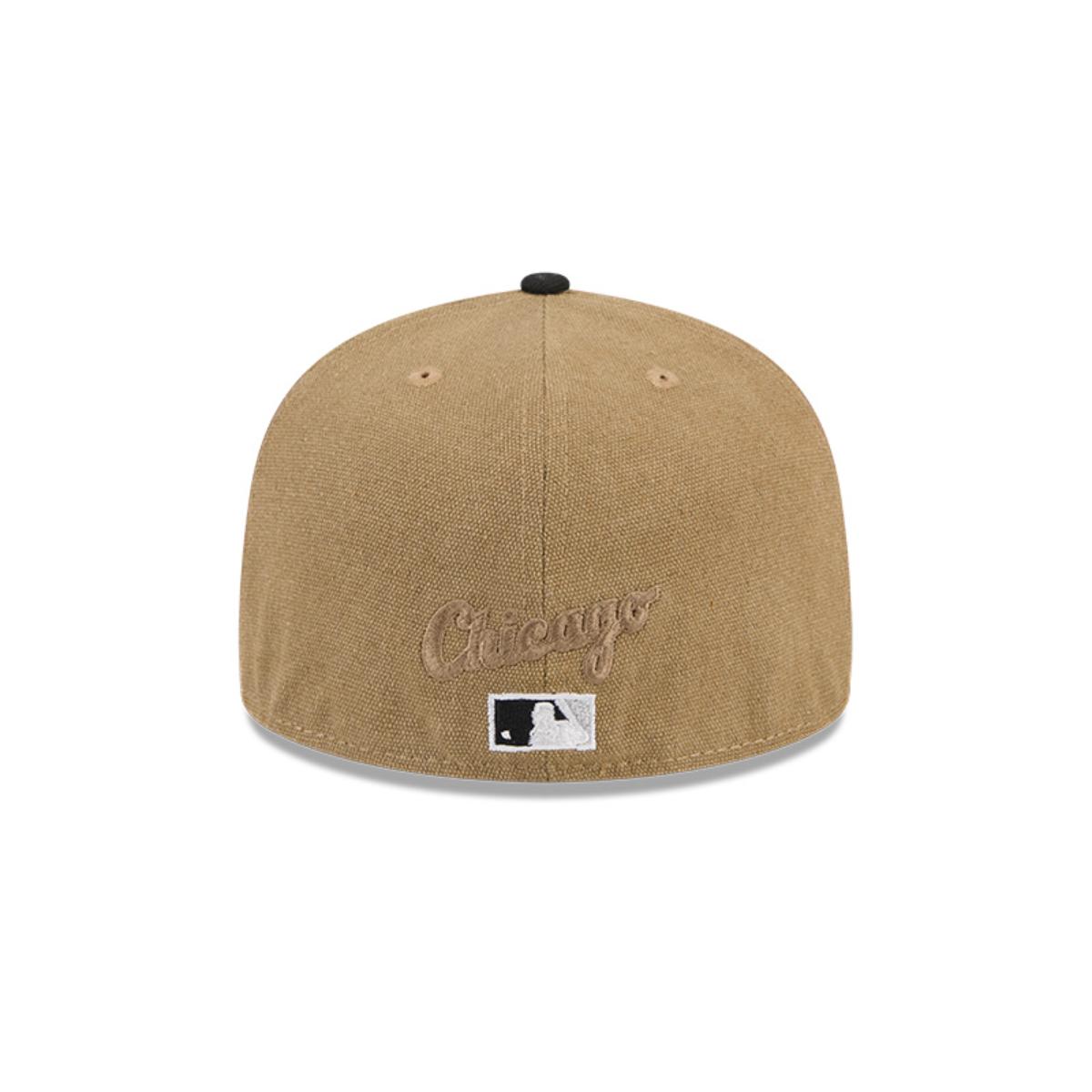GORRO 59FIFTY MLB CHICAGO BLANCO SOX CANVAS CROWN MED BEIGE - 6