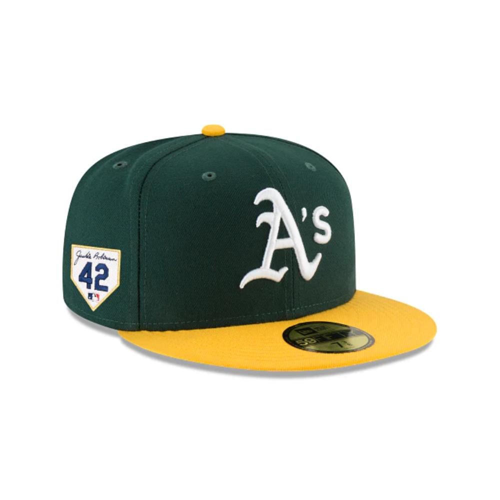 GORRA OAKLAND ATHLETICS MLB 59FIFTY JACKIE ROBINSON GREEN - 1