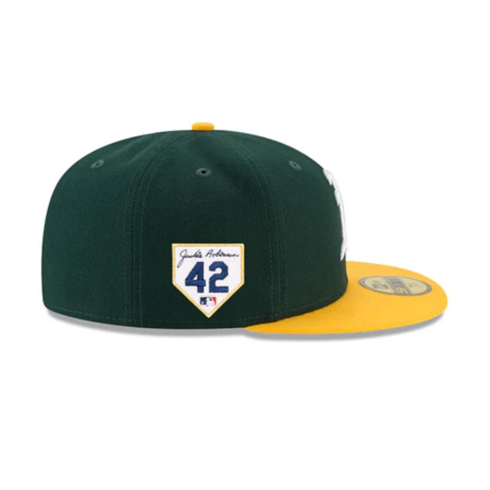 GORRA OAKLAND ATHLETICS MLB 59FIFTY JACKIE ROBINSON GREEN - 4