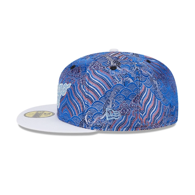 GORRA 59FIFTY MLB CHICAGO WHITE SOX WAVE FILL BLUE - 4