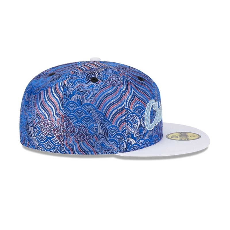GORRA 59FIFTY MLB CHICAGO WHITE SOX WAVE FILL BLUE - 5