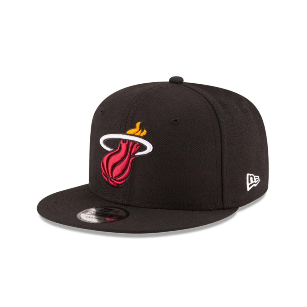 JOCKEY NEW ERA NEGRO MIAMI HEAT NBA 9FIFTY BLACK - 1