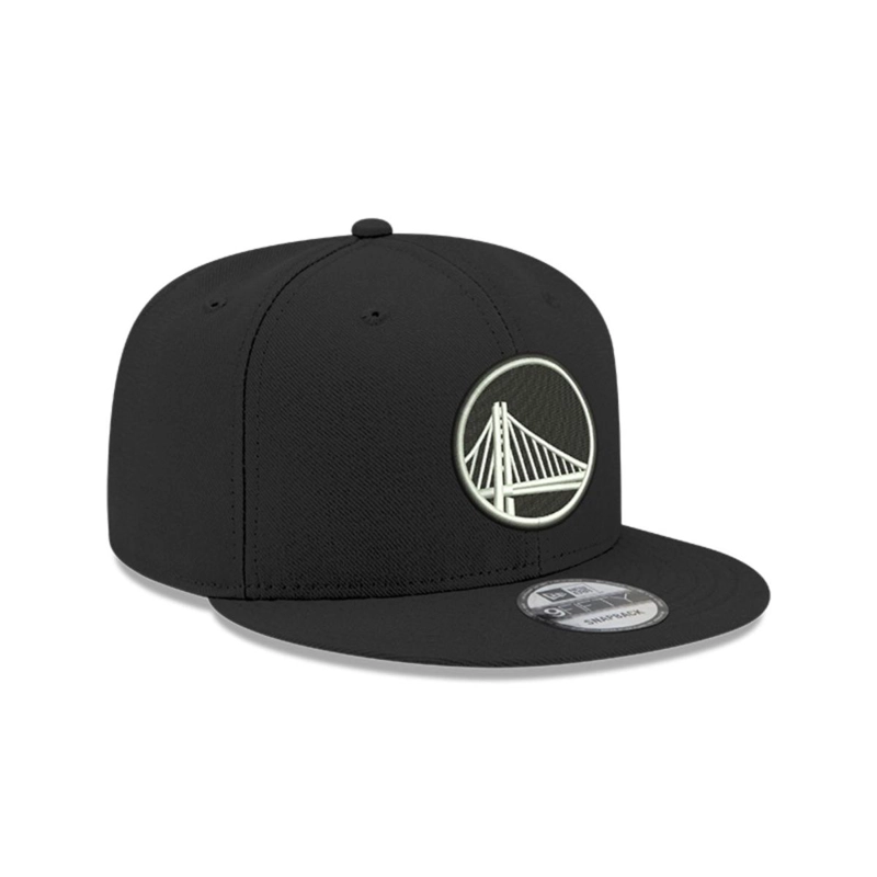 JOCKEY NEW ERA NEGRO GOLDEN STATE WARRIORS NBA 9FIFTY BLACK - 2