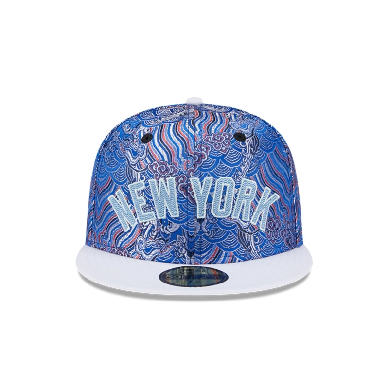 GORRA 59FIFTY NEW YORK YANKEES MLB WAVE FILL AZUL - 3