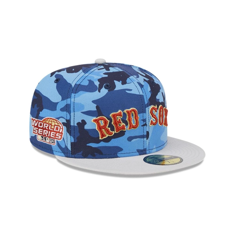 GORRO 59FIFTY MLB BOSTON ROJO SOX URBAN BLUE CAMO ASSORTED P - 1