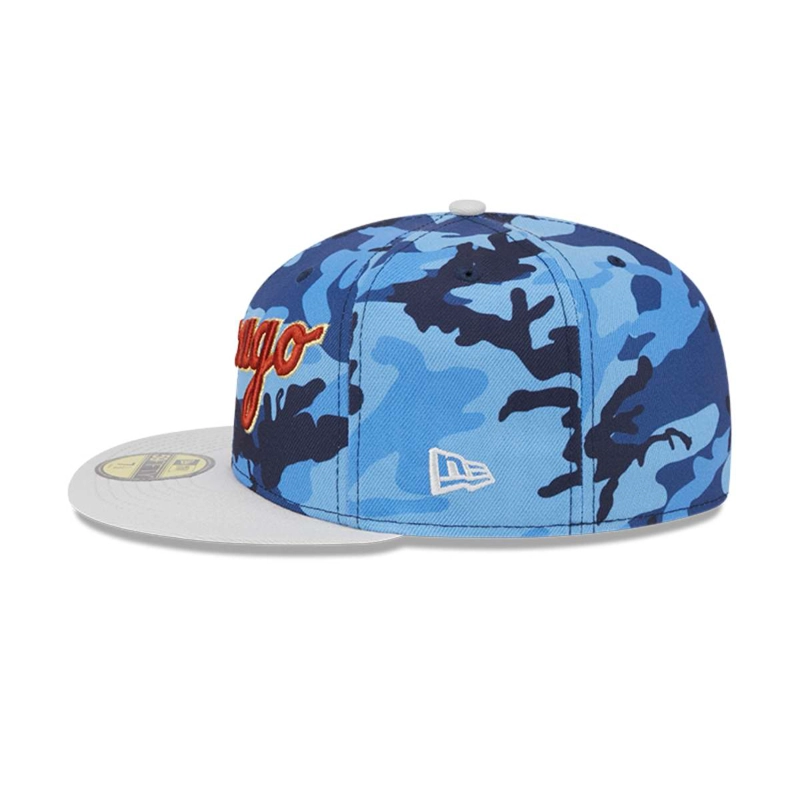 GORRO 59FIFTY MLB CHICAGO BLANCO SOX URBAN AZUL CAMO - 4