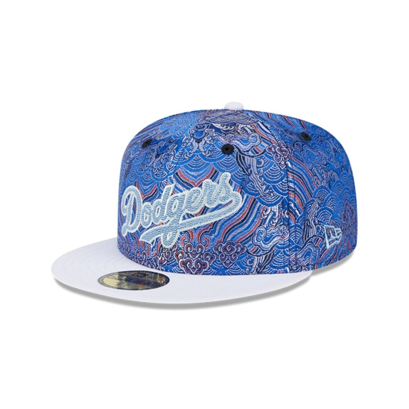 GORRA 59FIFTY MLB LOS ANGELES DODGERS WAVE FILL BLUE - 1