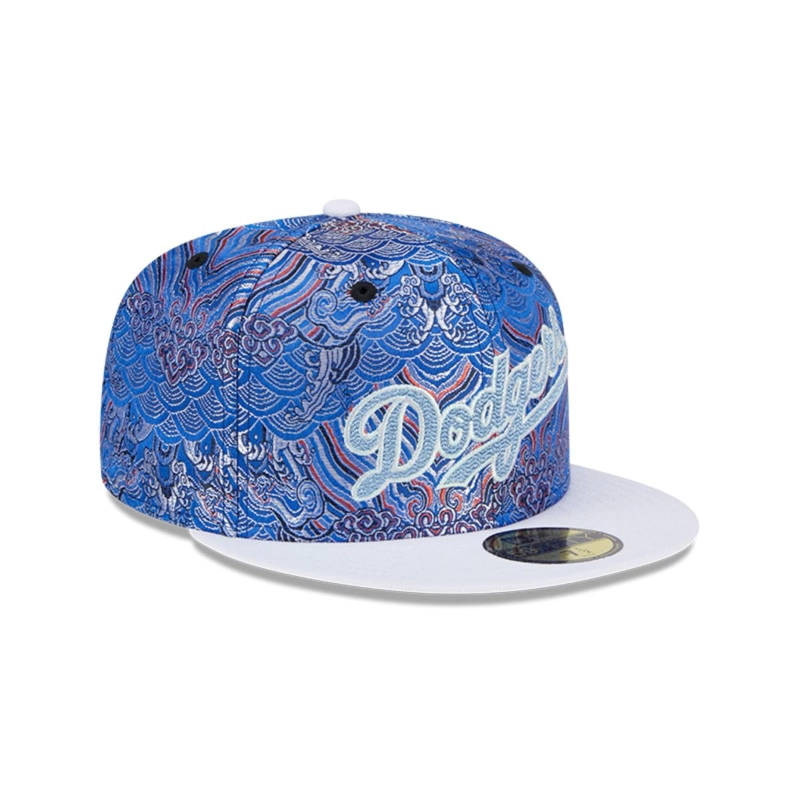 GORRA 59FIFTY MLB LOS ANGELES DODGERS WAVE FILL BLUE - 2
