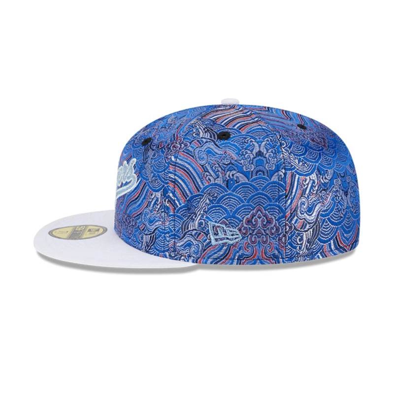 GORRA 59FIFTY MLB LOS ANGELES DODGERS WAVE FILL BLUE - 4