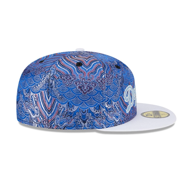 GORRA 59FIFTY MLB LOS ANGELES DODGERS WAVE FILL BLUE - 6