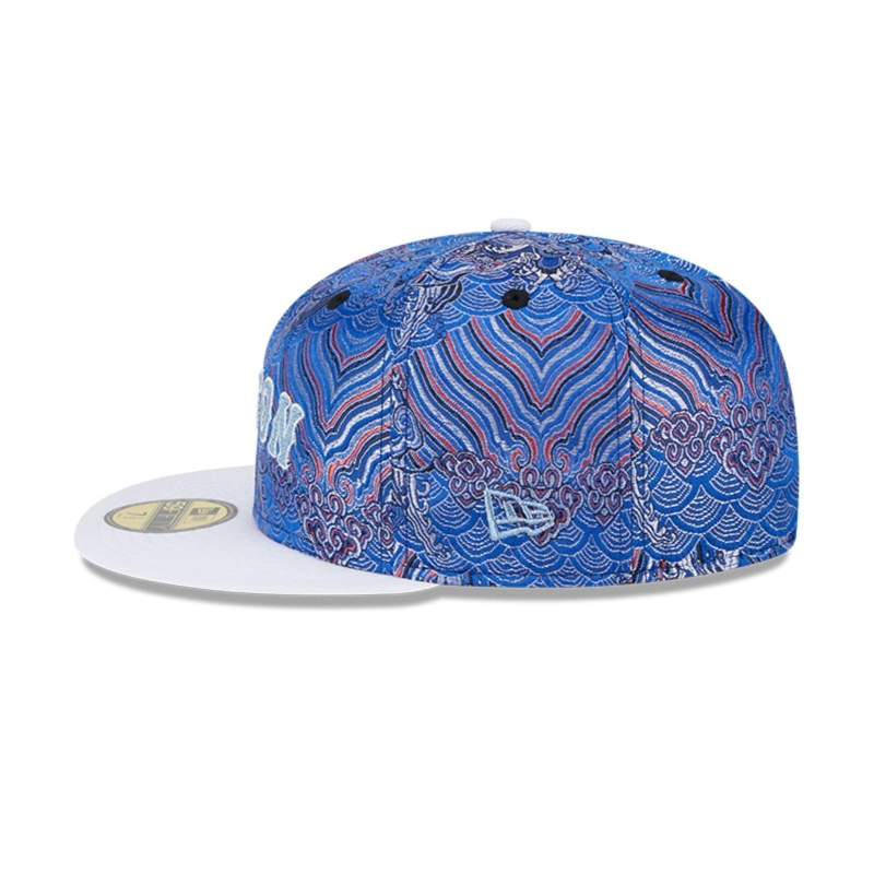 GORRA 59FIFTY MLB BOSTON RED SOX WAVE FILL BLUE - 4