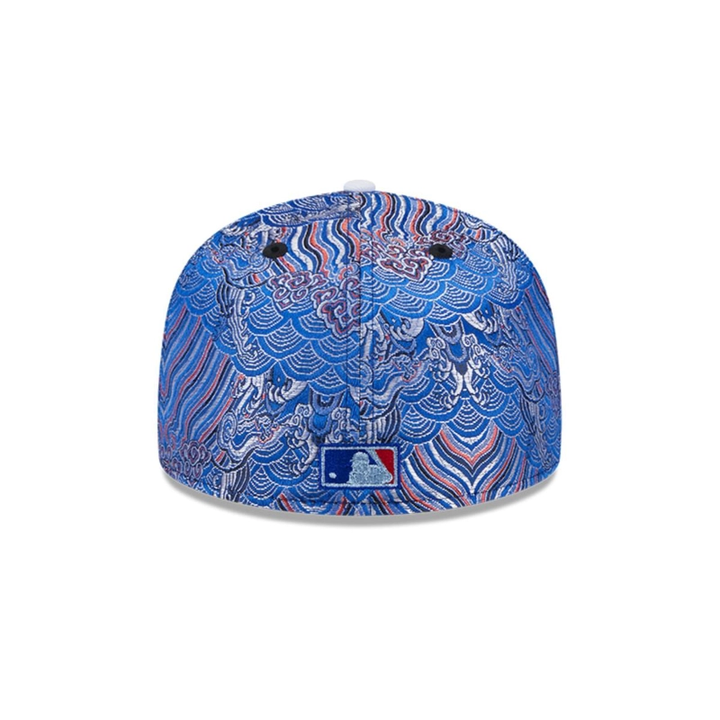 GORRA 59FIFTY MLB OAKLAND ATHLETICS WAVE FILL BLUE - 6